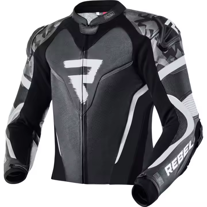Rebelhorn Chaqueta De Cuero Rebel Negro - 1