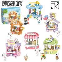 Bloques De Construcción Creativos Snoopy Tienda De La Ciudad Serie De Escena De Calle Juguetes Educativos Para Niños Regalos De Vacaciones Bloques De Plástico Pequeños Compatible Con Lego - details 0