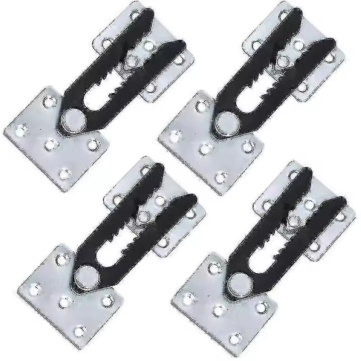 Conector de sofá Seccional, 4 piezas de metal con Cierres a presión, Estilo Cocodrilo. - 1