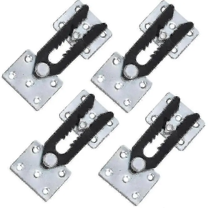 Conector de sofá Seccional, 4 piezas de metal con Cierres a presión, Estilo Cocodrilo. - 1