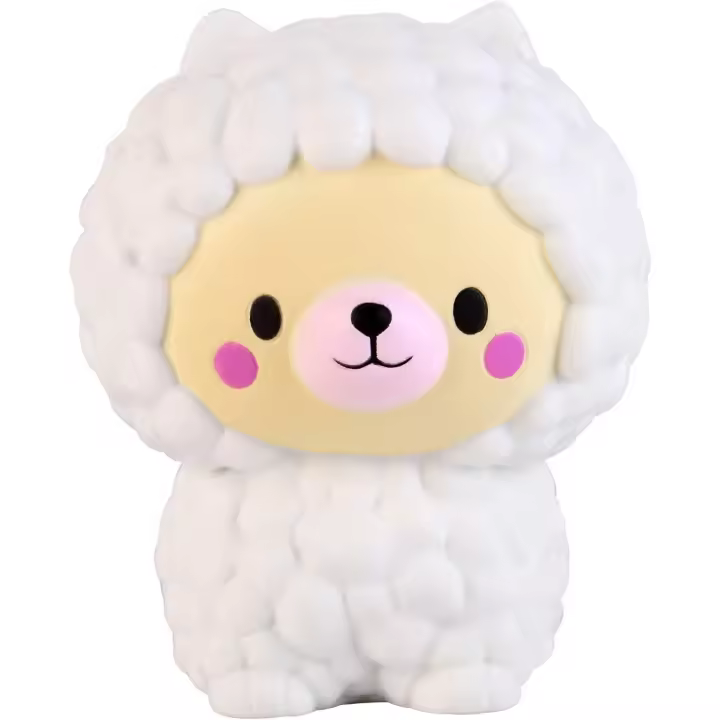Juguete blando jumbo de 5.1" con forma de oso de oveja kawaii, suave, perfumado y de crecimiento lento, para aliviar el estrés, ideal para niños. - 1