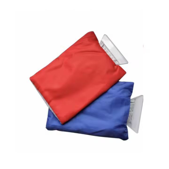 Pala de nieve para vehículos con chaqueta y pala de nieve de terciopelo deshielo para automóviles deshielo, guantes de calentamiento y pala de deshielo suministros de emergencia para automóviles en invierno - 1