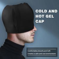 Gorro para aliviar el dolor de cabeza y la migraña, mascarilla para aliviar el dolor de cabeza, terapia de frío y calor, mascarilla para los ojos, masajeador de cabeza - details 0