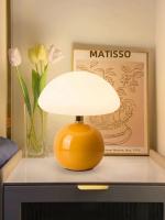 Lámpara De Mesa LED Para Dormitorio Luz De Ambiente En Colores Blanco Rosa Rojo Beige Naranja Estilo Moderno Decoración De Habitación - details 4