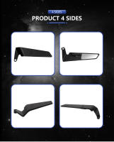 Espejo Lateral Para Motocicleta Honda CB1000R CB650R CB650F CB500 CB300 CB200X CB125 Kit De Winglets Oscuros Accesorios Para Motocicletas - details 7