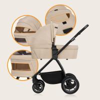 Carrito de Bebé 2 en 1 MERIL de Lionelo – Capazo XL y Silla de Paseo Reversible hasta 22 kg, Ideal desde el Nacimiento hasta 4 Años - details 0