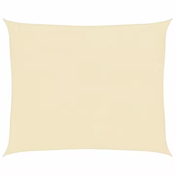 Toldo de Vela crema HDPE 160g/m² 2,5x3 m - 1