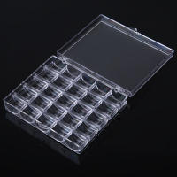 Caja De Almacenamiento Para 25 Bobines Vacíos Herramientas De Costura Organizador De Agujas De Tejer Plástico Unisex - details 4