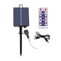 Kit De Caja De Batería Solar 3.7V1200MAH Con Panel De Luz Y Control Remoto Para Cadena De Luces LED DC 24V Decoración - details 3
