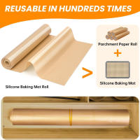 Mantel De Silicona Para Hornear Grande Reutilizable Resistente Al Calor Para Galletas Pan No Adhesivo Antideslizante Para Amasar Pastry - details 1