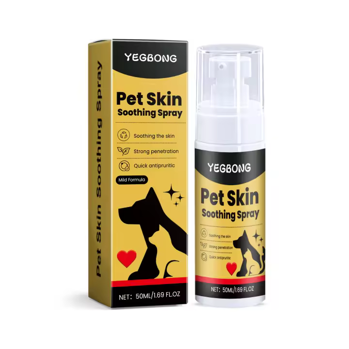 Spray de cuidado dermatológico para mascotas - Alivia irritaciones cutáneas con ingredientes suaves - 1