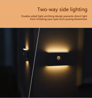 Luz Nocturna LED Sensor De Movimiento Recargable Luz De Pared Por Inducción Humana Para Dormitorio Pasillo Armario 2 Lados De Luz - details 8