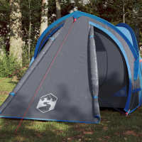 vidaXL Tienda de Campaña Iglú 2 Personas Tela Opaca Impermeable Toldo Color Blanco opaco,  Azul,  Gris y naranja y mas - details 1