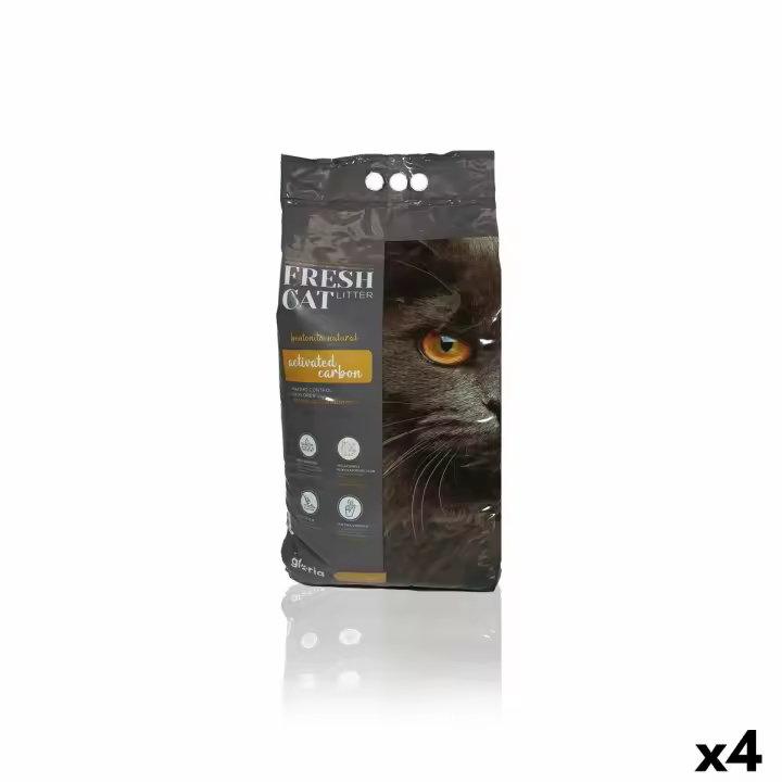 Arena para Gatos Gloria Premium Carbón activo 5 kg 4 Unidades - 1