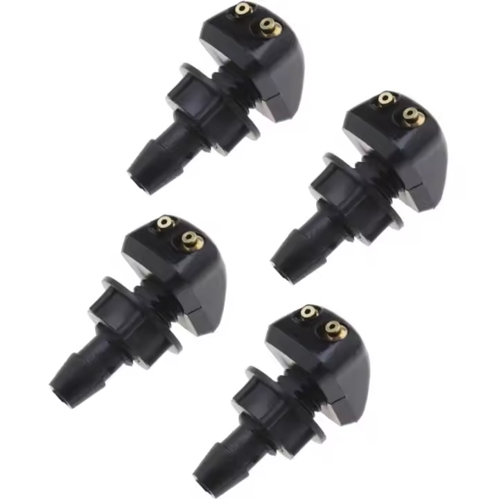 Boquillas para limpiaparabrisas delantero de coche, 4 Uds., boquillas de chorro de pulverización universales para limpiaparabrisas - 1