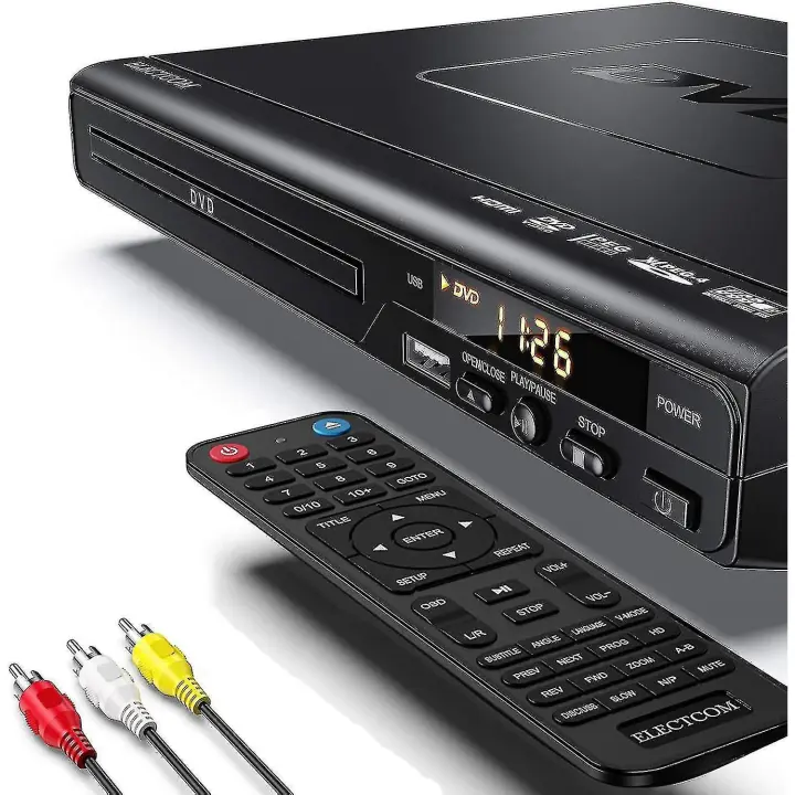 Reproductores de DVD para TV, Reproductor de DVD Blue Ray with remote control, Cable Hdmi - 1