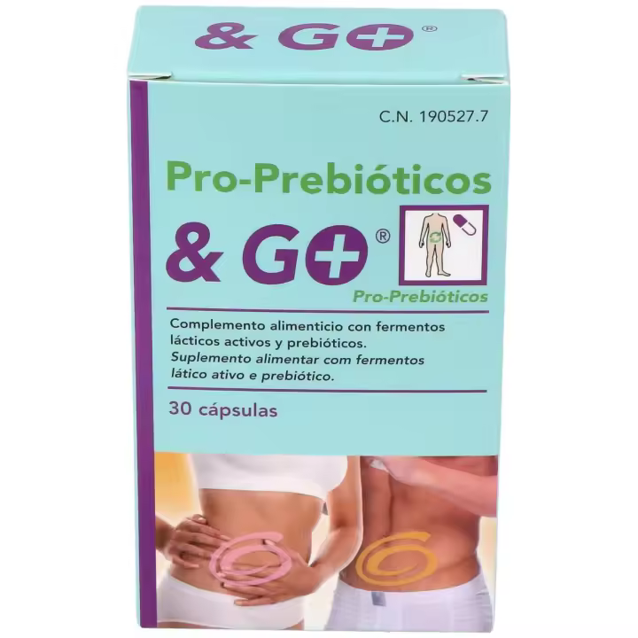 Pharma & Go Prebióticos Probióticos&go, 30 Cápsulas - 1