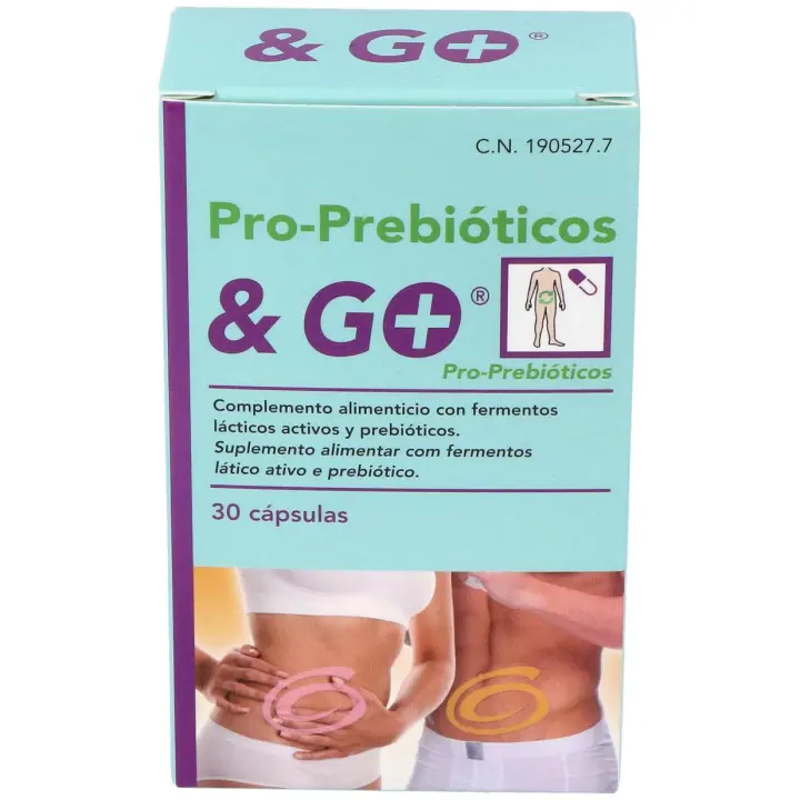 Pharma & Go Prebióticos Probióticos&go, 30 Cápsulas - 1