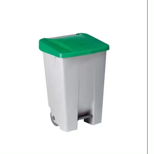 Contenedor con ruedas TRILLA pedal 80 l. verde - 1