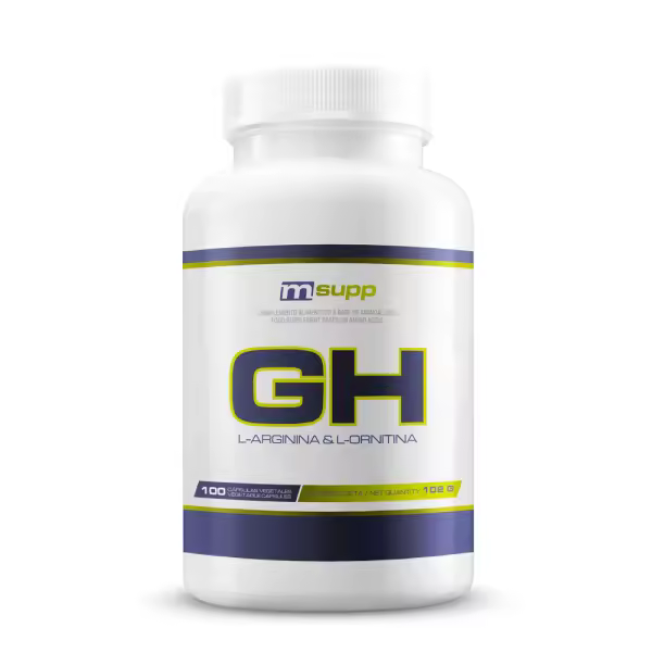 GH (Arginina y Ornitina) - 100 Cápsulas Vegetales MM Supplements - 1