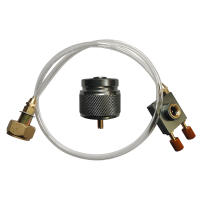 Adaptador De Recarga De Gas Para Estufa De Gas Al Aire Libre Europeo Hiking Camping Burner Puente Tarjeta Tipo Largo Y Plano Conector De Acoplador De Estufa De Gas - details 1