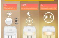 Lámpara Nocturna LED Con Sensor De Movimiento Para Niños Decoración De Dormitorio Pasillo Escaleras WC Lámpara Nocturna EU US Plug - details 9