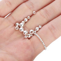25-46Pcs Bolas De Plata 925 Para Joyería Accesorios De Enlace Para Pulseras Y Collares Componentes De Enlaces Redondos De Plata Para Creación De Joyas - details 0