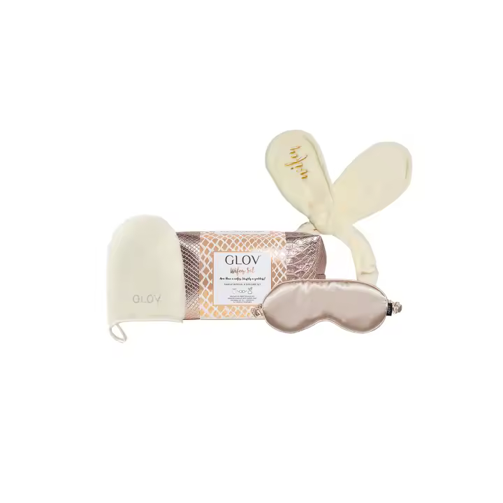 Neceser Belleza y Descanso Glov Wifey Set - Limpieza del Cutis - Antifaz de Descanso - Diadema de Pelo - Ideal para Regalar - 1