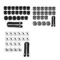 Juego De 20 Cubiertas Para Tornillos De Rueda De Coche 17mm Kit De Protección Antirroto Para Audi Accesorios De Neumáticos - details 0