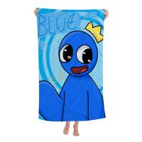 Toalla De Playa Animada Amigos Arcoíris Blanca Absorbente Y Suave Para Niños Regalo Ideal Para Viajes Camping Gimnasio Tamaño 30x60 Cm - details 4