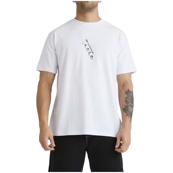 Camiseta de Manga Corta RVCA Lynes Scythe para hombre en color blanco - 1