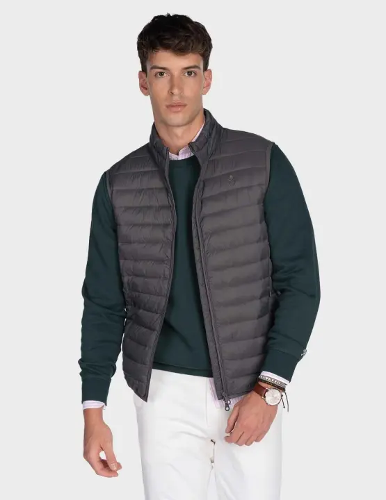 Harper & Neyer Icon chaleco gris para hombre - 1
