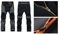 Pantalones De Senderismo Para Hombre Verano Ultradelgados Transpirables Y Fríos Secado Rápido Cargo Ligero Para Golf Viajes Con Bolsillo Cierre De Cremallera Técnica WINDSTOPPER SOFTSHELL - details 14