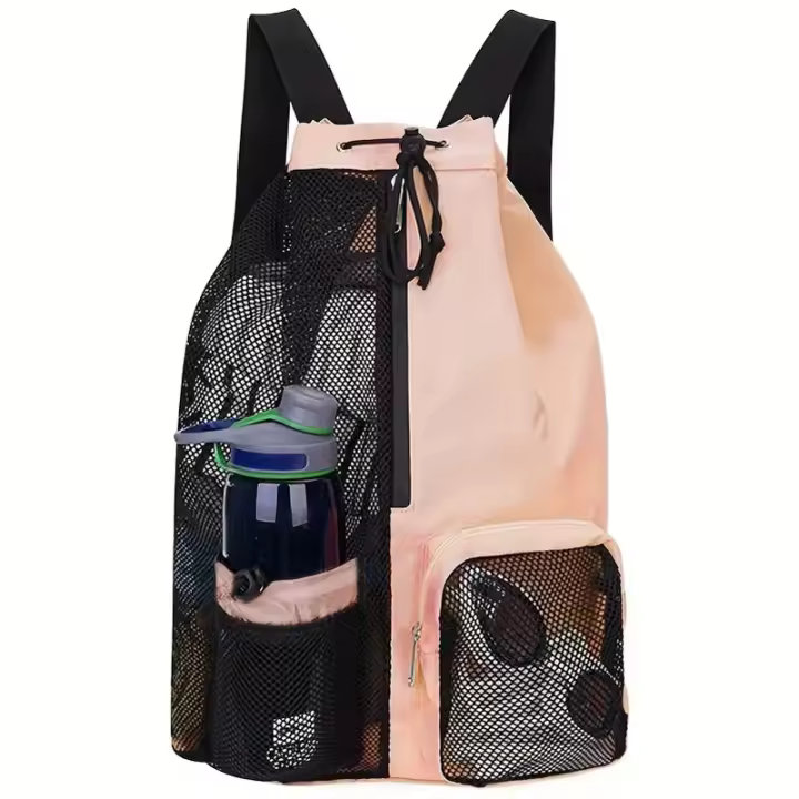 Bolsa De Natación Con Bolsillo Húmedo Y Cordón De Sujeción Multifuncional Para Playa Gimnasio Y Equipo De Ejercicio - 1
