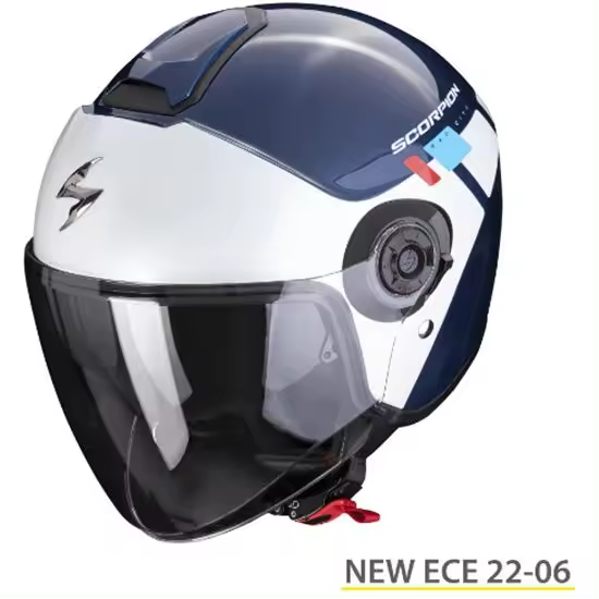 SCORPION EXO-CITY II MALL AZUL-BLANCO ECE 22.06 - 1