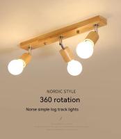 Lámpara De Techo LED En Madera E27 Para Baño Y Restaurante Iluminación De Pasillo Y Mirador Soporte De Pared No Dimmable Fuente De Luz LED - details 4