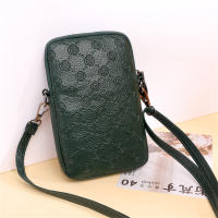 Bolso De Hombro Pequeño Para Mujer PU Cuero Impresión Cruzado Mensajero Bolsa De Teléfono Móvil Mini Bolso Lady Bolso Y Monedero - details 6