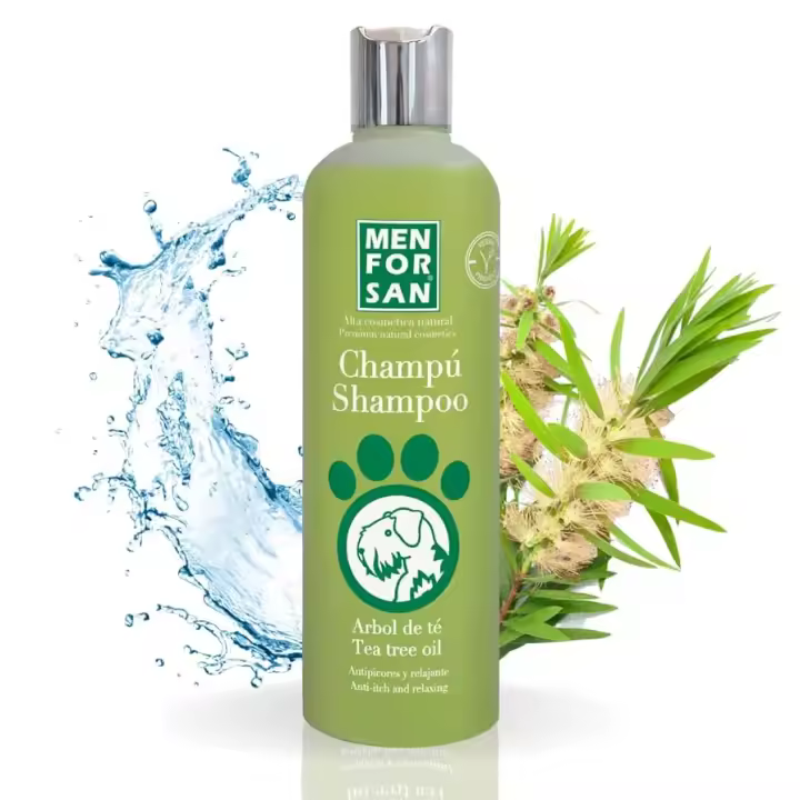 Champú para perros relajante y anti picores MENFORSAN ÁRBOL DE TE 300 ml - 1