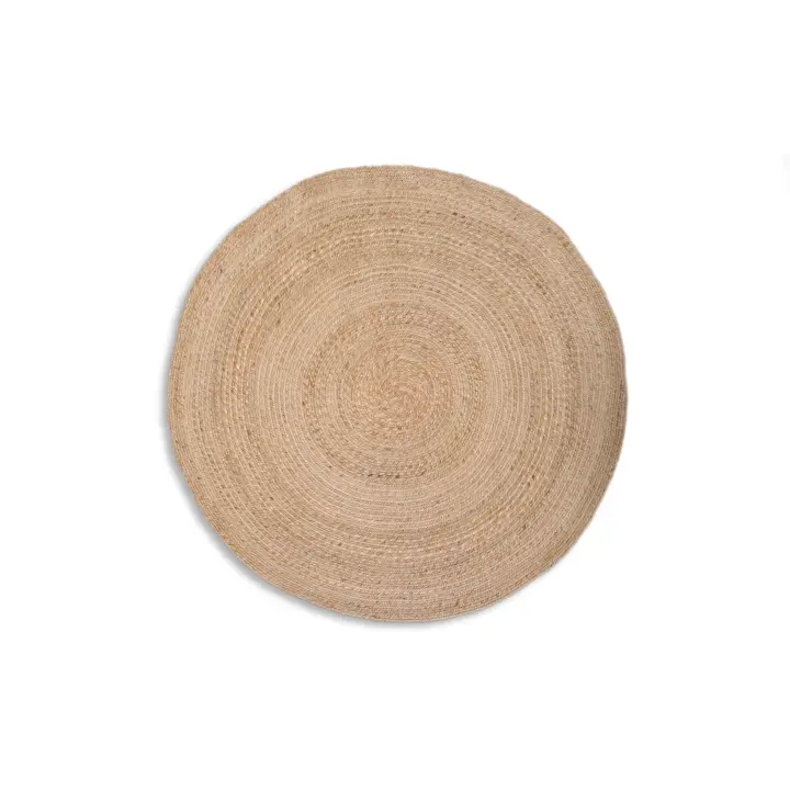 Alfombra Vintage Natural  Ø200 cm- Alfombra de Yute- Parentesi Quadra - 1