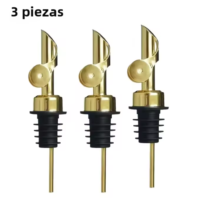 Tapa De Aceite De Oliva En Acero Inoxidable 304 Con Tornillo Automático Para Botellas De Vino Licor Y Salsas Tapón De Botella De Vinagre - 1
