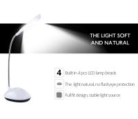 Lámpara De Lectura Portátil LED Flexible Iluminación Nocturna Para Libros Protección Ocular Batería Recargable Para Estudio - details 6