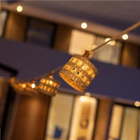 Newgarden - ALBA Guirnalda Decorativa 800 cm de Largo para Exterior e Interior. 10 Bombillas LED Vintage de Luz Cálida. Varios Acabados. Hecha de Fibras Naturales en España - details 0