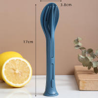 Juego De Comedor Portátil De 3 Piezas En Alfalfa Desmontable Cuchillos Y Tenedores Para Viajes Picnics Y Campingware De Plástico No Desechable - details 11