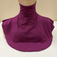 Cubrebocas De Cuello Alto Para Mujeres Musulmanas H010 Modal Jersey Cubierta Completa Accesorio De Ropa Islámica Para Damas - details 13
