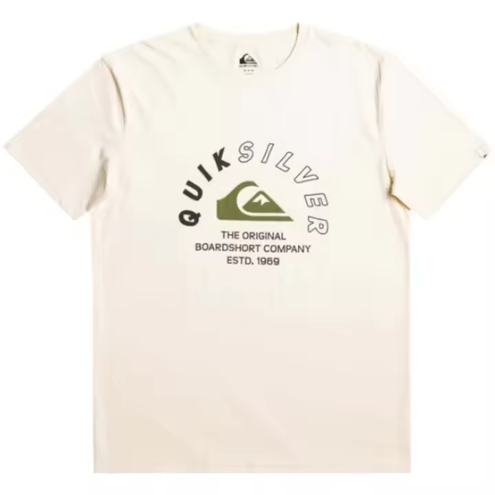 Camisetas marca Quiksilver modelo Eqyzt07276-Wdw0 para hombre en color beig - 1