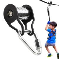 Pulley De Acero Para Líneas De Deslizamiento Con 5 Rodillos Soporte De Carga Fuerte Equipo De Entrenamiento Sturdy Pulley - details 6