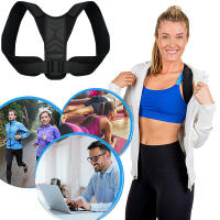 Corrector De Postura Para Espalda 1 Pieza Soporte De Hombro Corrección De Postura Para Hombres Y Mujeres Equipo De Entrenamiento Para Oficina Y Hogar Material De Algodón Y Neopreno - details 3