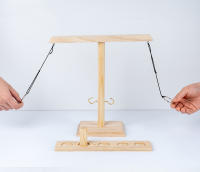 Juego De Tiro De Anillos Para Adultos Juego De Mano Y Anillo Hecho a Mano En Madera Juego De Exterior E Interior Decoración De Patio Juegos De Jardín - details 2