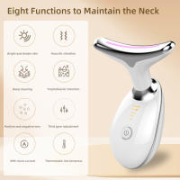 Instrumento De Masaje De Belleza Eléctrico Para El Rostro Y Cuello Lifting Y Firmeza Portátil Recargable Con USB Cable - details 0