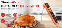 ThermoPro TP03H Termómetro Digital Para Cocinar BBQ Con Pantalla Retroiluminada Y Función De Bloqueo Impermeable Para Cocina - details 0